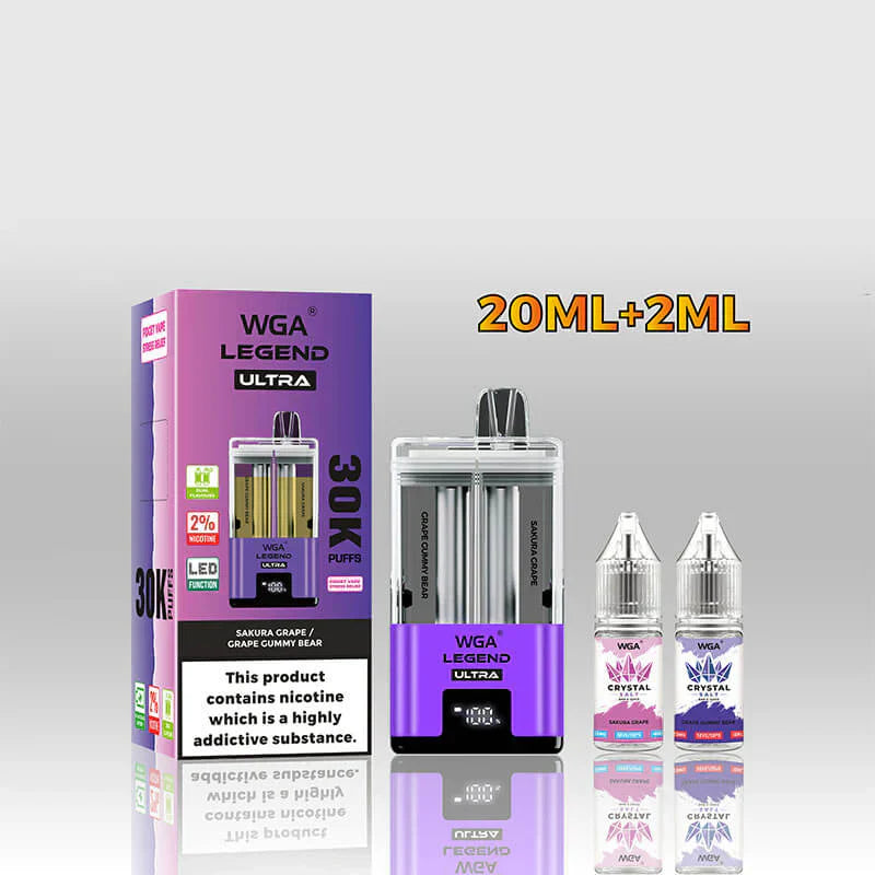 WGA Crystal Legend Ultra 30000 Puffs Disposable Vape