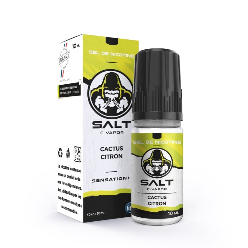 SALT E-VAPOR Cactus Citron - Sel de nicotine 10ml