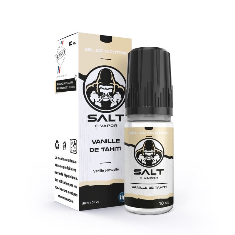SALT E-VAPOR Vanille de Tahiti - Sel de nicotine 10ml