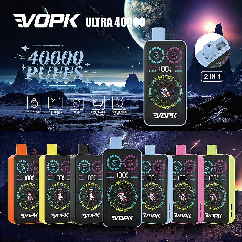 VOPK ULTRA 40000 Puffs Double Taste Disposable Vape – Advanced Features for Maximum Enjoyment
