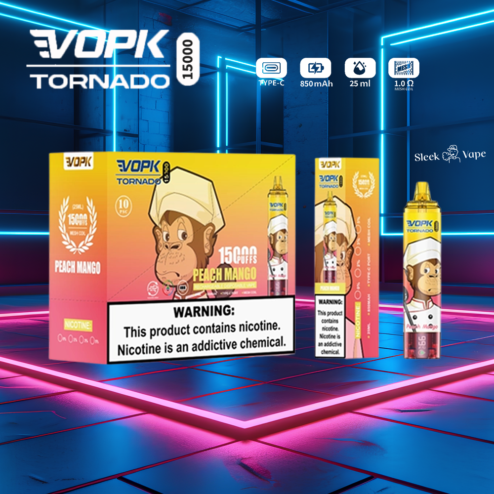 VOPK Tornado 15000 15K Puffs Disposable Vape Pen