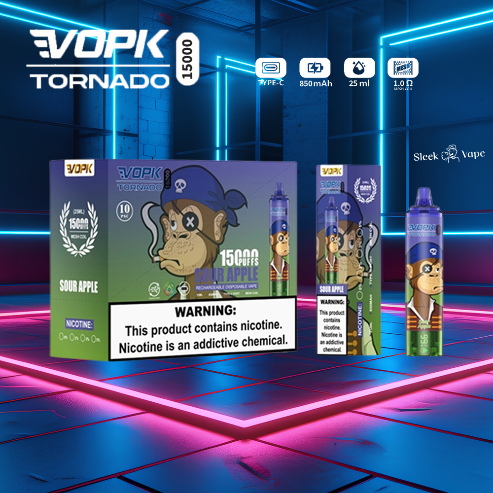 VOPK Tornado 15000 15K Puffs Disposable Vape Pen