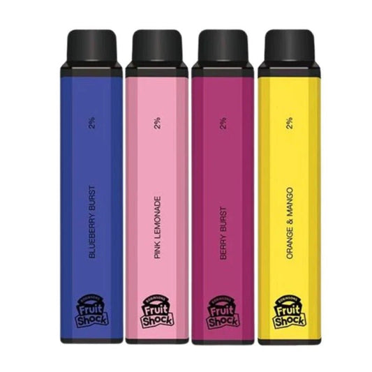 Box of 10 Fruit Shock Disposable Vape 3500 Puffs | 20MG