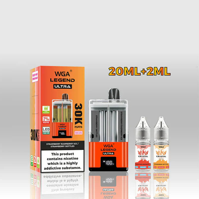 WGA Crystal Legend Ultra 30000 Puffs Disposable Vape