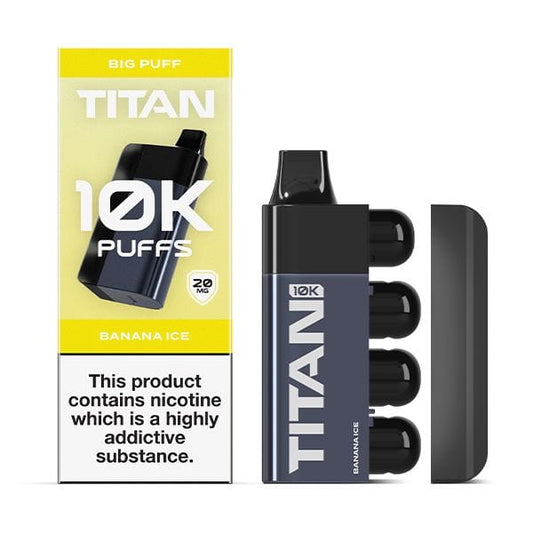 Titan 10k Disposable Vape  10,000 puffs , 1000mAh 18 Flavors