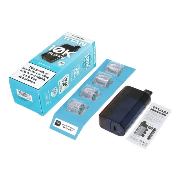 Titan 10K Prefilled Pod Rechargeable Vape