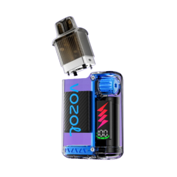 Vozol Vista Plug 10K Vape Kit-650mAh Battery, 12ml E-liquid, Multiple Nicotine 17 Flavors