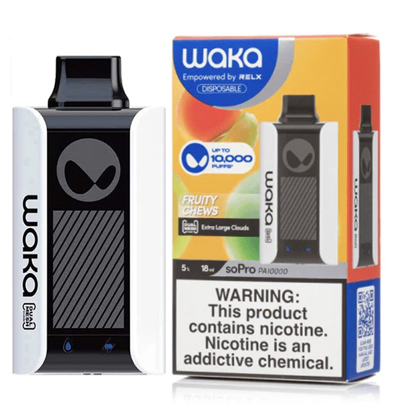 WAKA Sopro PA10000 Disposable Vape - 10,000 Puffs (2/3/5% Nic) | Mesh Coil