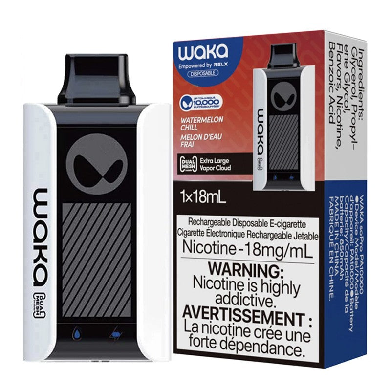 WAKA Sopro PA10000 Disposable Vape - 10,000 Puffs (2/3/5% Nic) | Mesh Coil