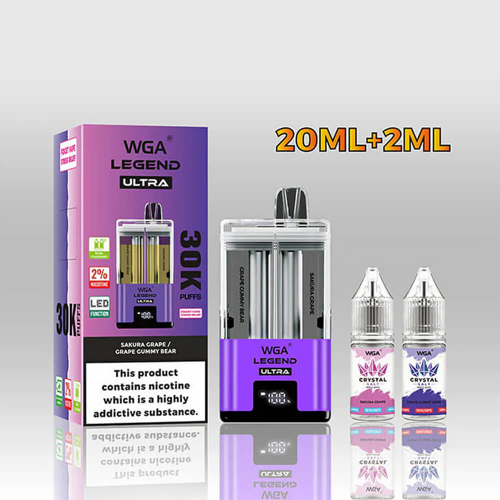 WGA Dual Flavors 30000 puffs Disposable Vape In Sales