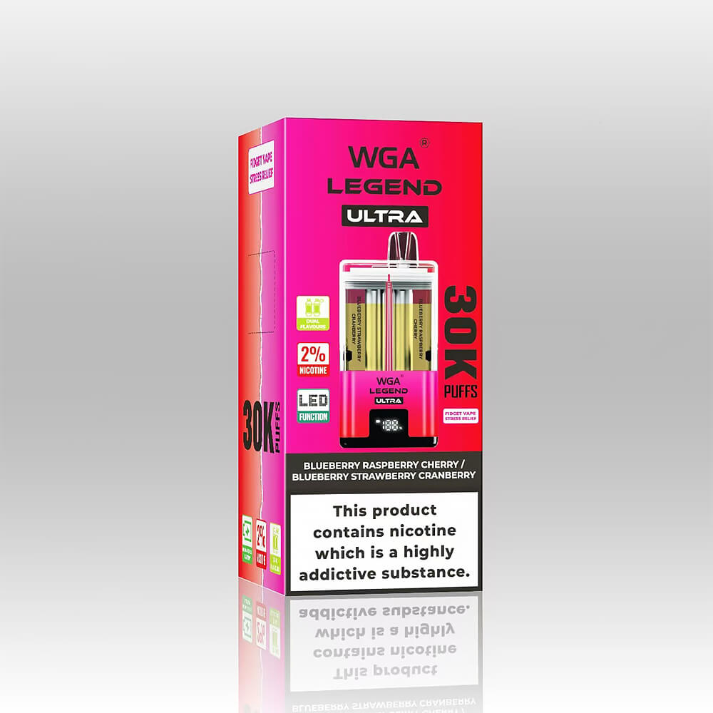 WGA Dual Flavors 30000 puffs Disposable Vape In Sales