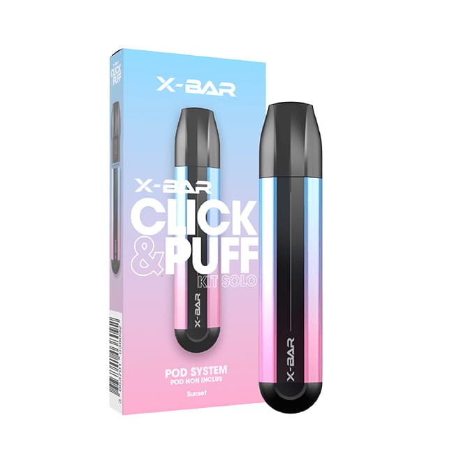 X-BAR Click & Puff Solo - Batterie Rechargeable 500mAh (Sans Cartouche)