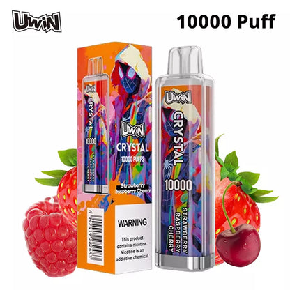 Uwin Crystal 1000 Flavors 0% 2% 5% Free Fast Delivery00 Puffs 3