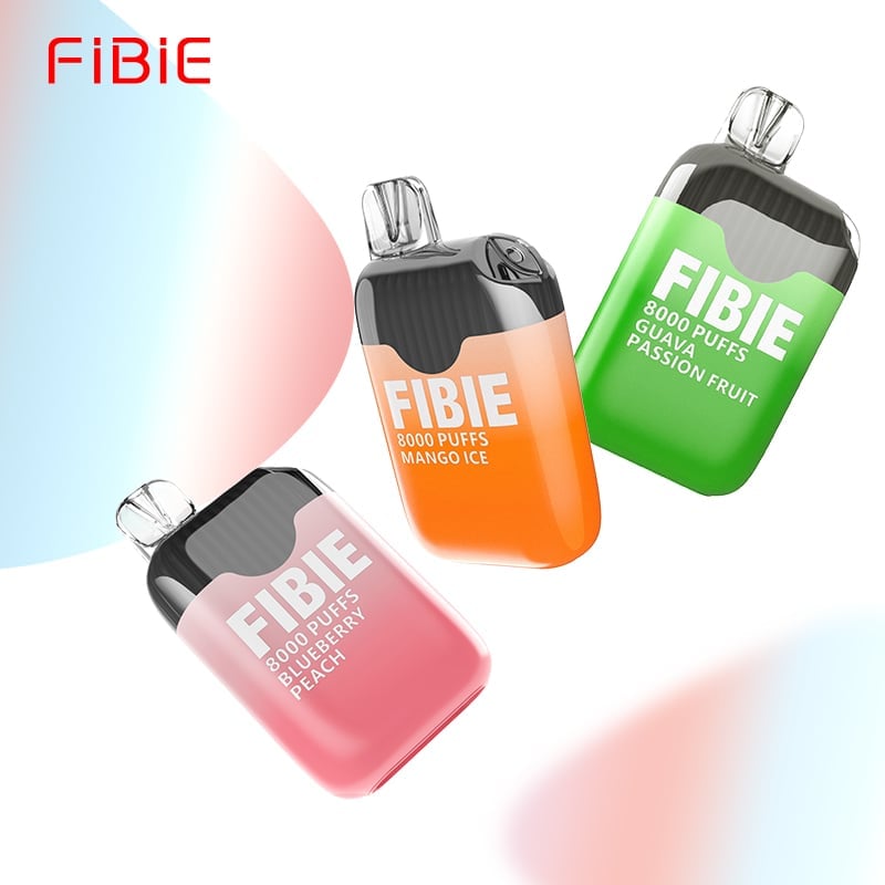 Strawberry--Ice-  FIBIE 8000 Puffs Disposable Vapor Wands(8000 PUFFS)