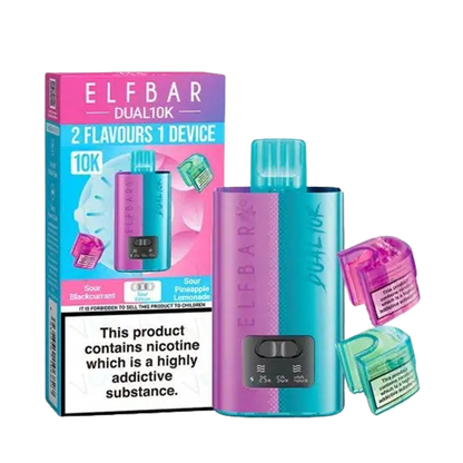 Elf Bar 10K Puff 10 000 Prefilled Pod Kit  2% Nicotine 850mAh battery 20 Flavors