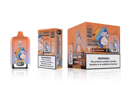 Bang King Smart screen 15000 puffs Disposable Vape 25mL (0% to 5% Nicotine) 650mAh,12 Flavors