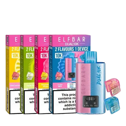 Elf Bar 10K Puff 10 000 Prefilled Pod Kit  2% Nicotine 850mAh battery 20 Flavors