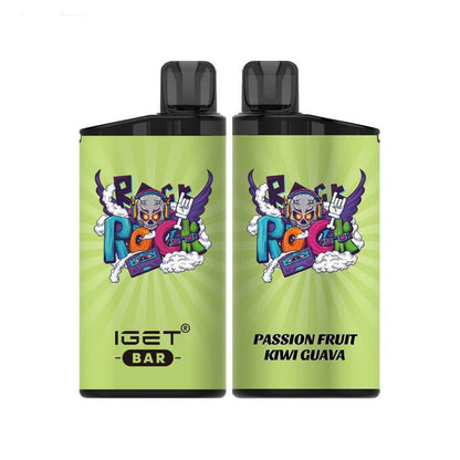 IGET Bar 3500 Puffs Disposable Vape - 34 Flavors, No Charging Needed