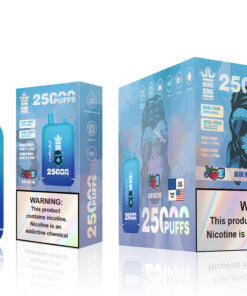 Bang King 25000 Puffs - 46mL Dual Tank (0% to 5% Nicotine) 650mAh Battery ，12 Flavors