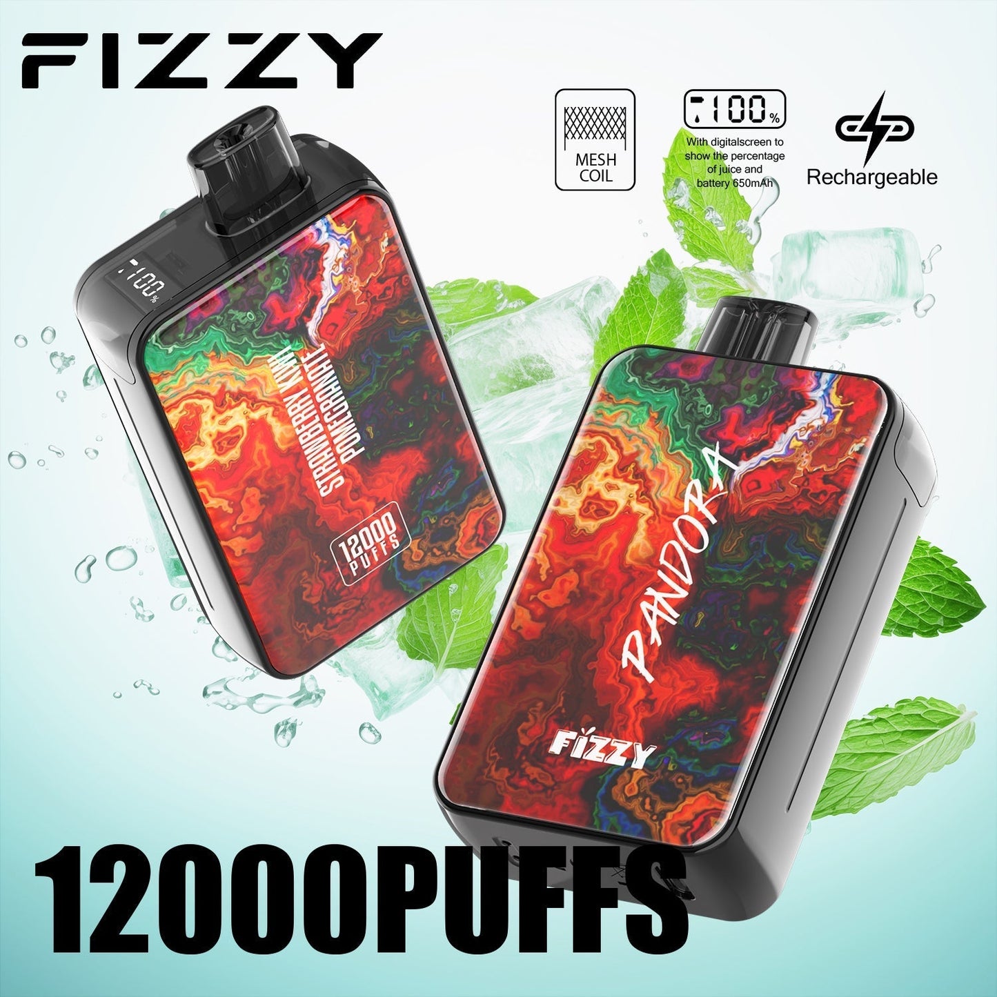 FIZZY PANDORA 12000 Puffs Disposable Vape Wholesale