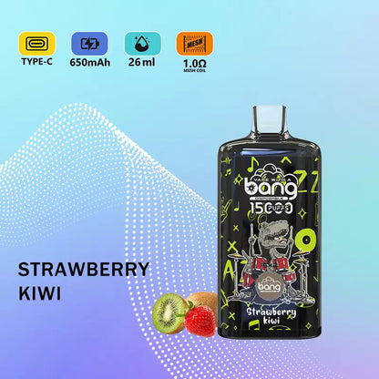Bang 15000 Puffs Vape 15K Disposable Vape Pen E Cigarette Prefilled 26ml 650m 12 Flavors