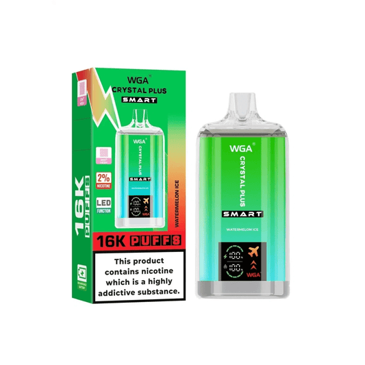 WGA Crystal PLUS Smart Digital16000 puff Disposable Vape Wholesale