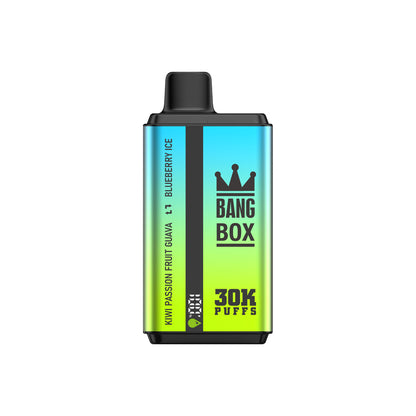 BANGBOX 30000 puffs dual flavors vape,LED Display capcity Batterya ,35ml 850MAH 12 Flavor