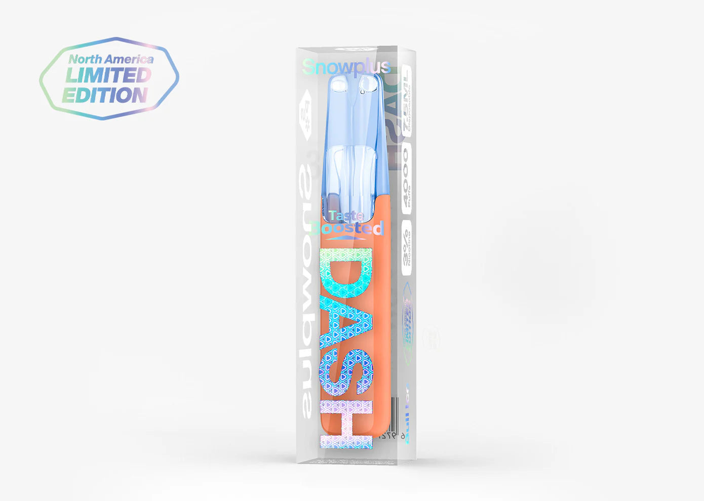 Snowplus DASH 4000 Puffs Disposable Rechargeable with 7.5 mle-liquid volume 100%cobalt battery