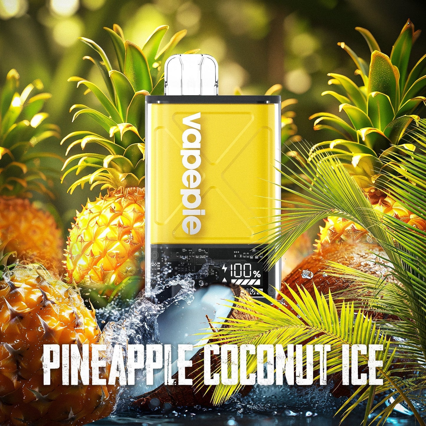 Pineapples Coconut Ice & VAPEPIE Ultra 12000 PUFFS