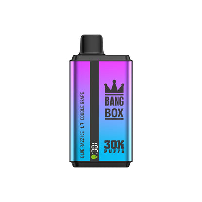 BANGBOX 30000 puffs dual flavors vape,LED Display capcity Batterya ,35ml 850MAH 12 Flavor