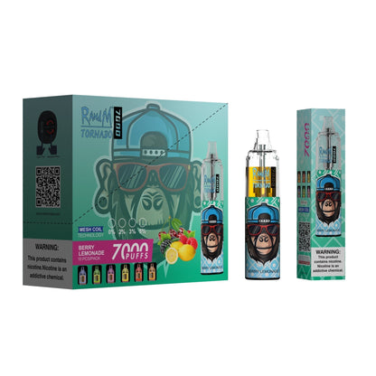 RAndM Tornado 7000 Puffs Disposable Vape Pack Of 10