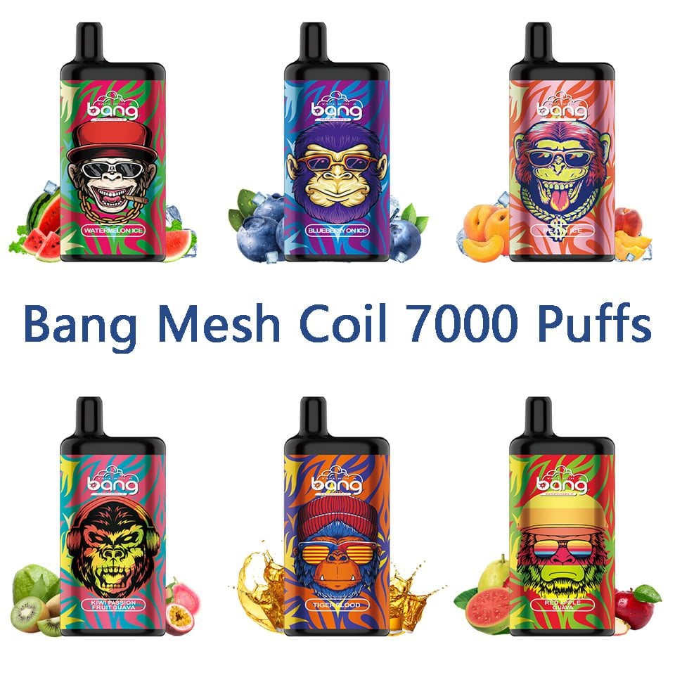 UZY Bang King 6000 puffs 0% 2% 3% 5% Nicotine Rechargeable Disposable Pod
