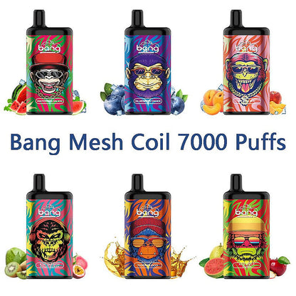 UZY Bang King 6000 puffs 0% 2% 3% 5% Nicotine Rechargeable Disposable Pod