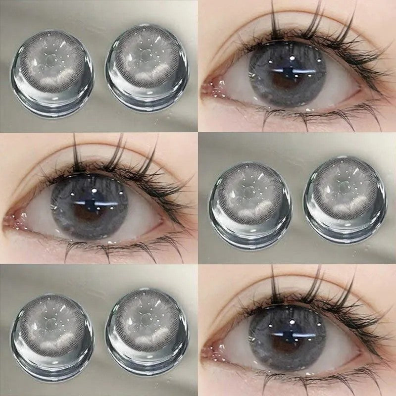 Natural beauty Fantasy Dream Fairy green high light beauty contact lens 14.5 large diameter contact lens small diameter with degree genuine （2）