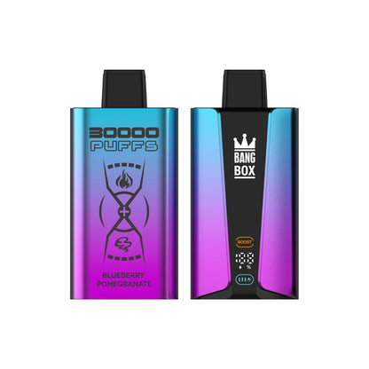 Bangbox 30000puff vape,LED Display capcity Batterya ,35ML 850MAH ,12 Flavor Display