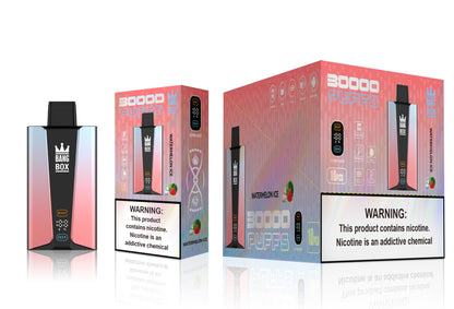 Bangbox 30000puff vape,LED Display capcity Batterya ,35ML 850MAH ,12 Flavor Display