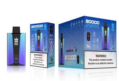 Bangbox 30000puff vape,LED Display capcity Batterya ,35ML 850MAH ,12 Flavor Display