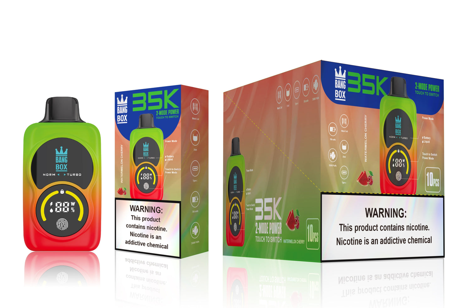 Bang Box 35000 Puffs Disposable Vape - 35ml E-Liquid, 700mAh Disposable Vape 12 Flavors