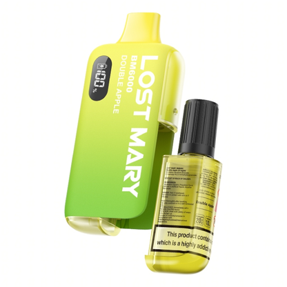 Lost Mary BM6000 Disposable Vape Kit USB-C 10ml e-liquid capacity 650mAh rechargeable TPD UK