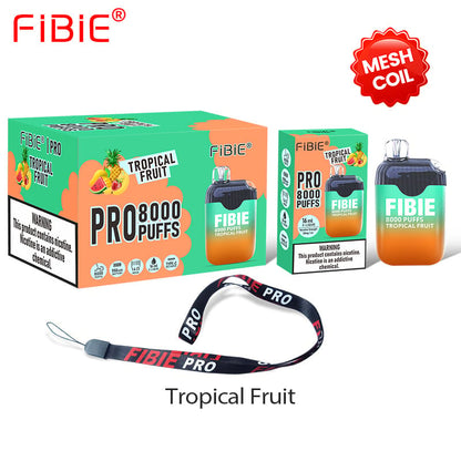 FIBIE  8000 Puffs Disposable Vapor Wands (15 Flavors Collection)