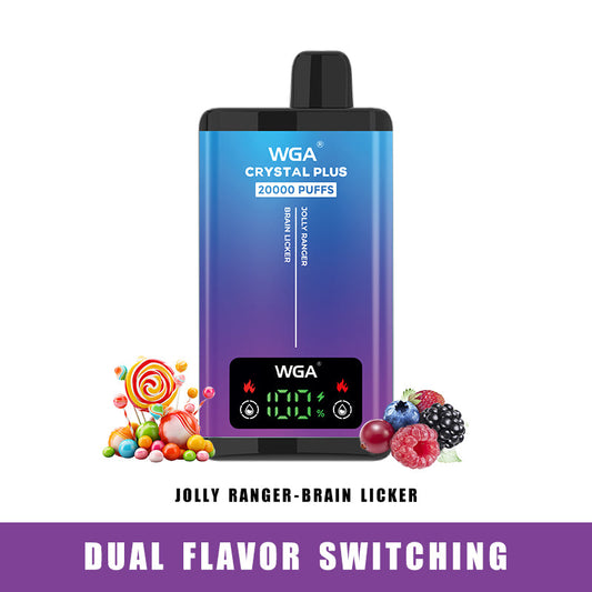 WGA vape JOLLY RANGER/BRAIN LICKER Pro Max Extra 20000 Puffs Disposable Vape