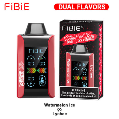FIBIE 15000 Dual Flavors (Dual flavor switch Over 100,000 positive reviews)