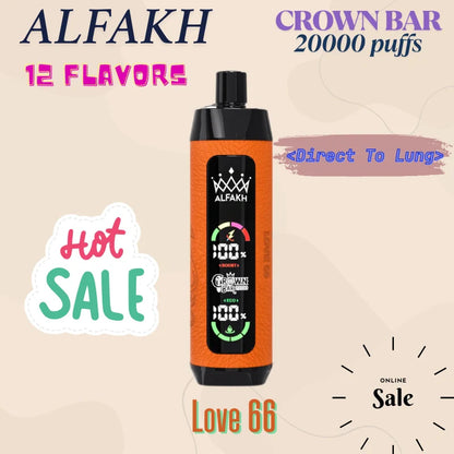 ALFAKH CROWN BAR 20K VAPE Wholesale Direct Price Hot Deal