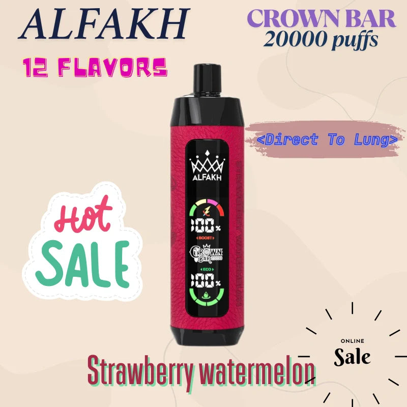 ALFAKH CROWN BAR 20K VAPE Wholesale Direct Price Hot Deal