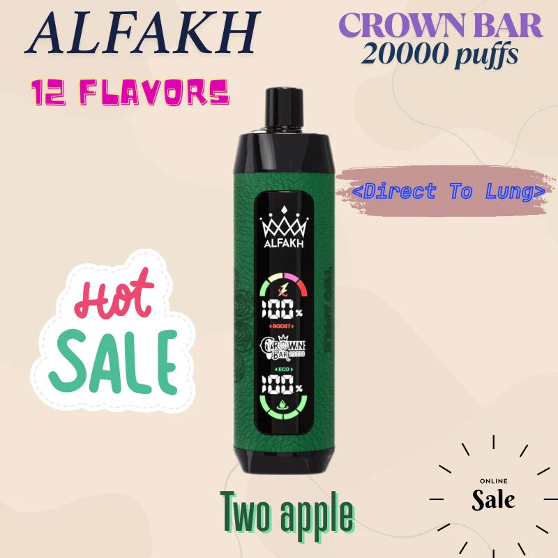 ALFAKH CROWN BAR 20K VAPE Wholesale Direct Price Hot Deal