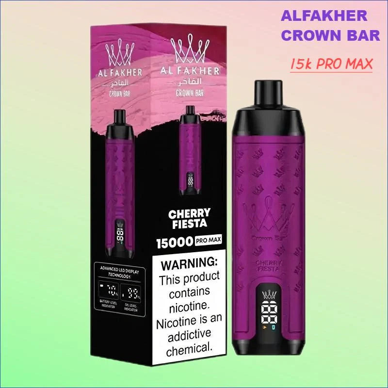 ALFAKHER CROWN BAR 15K PRO MAX Wholesale Vape popular Sale