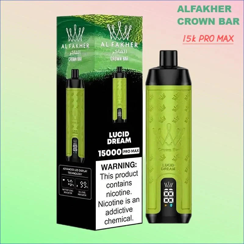 ALFAKHER CROWN BAR 15K PRO MAX Wholesale Vape popular Sale