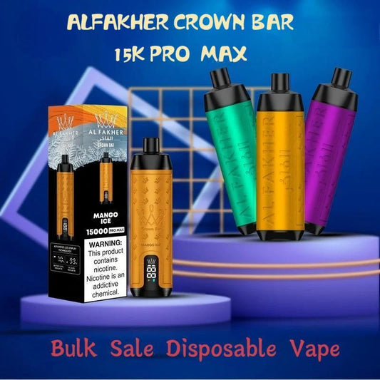 ALFAKHER CROWN BAR 15K PRO MAX Wholesale Vape popular Sale