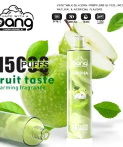 Bang 15000 Puffs Vape 15K Disposable Vape Pen E Cigarette Prefilled 15ml  600mAh Disposable Vape 20 Flavors