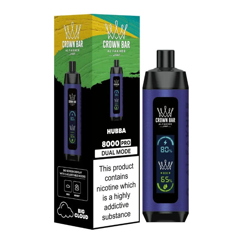 Al Fakher Crown Bar Pro 8000 Puffs Disposable Vape